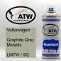 Preview: Volkswagen, Graphite Grey Metallic, LM7W / 9Q: 400ml Sprühdose, von ATW Autoteile West.